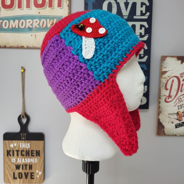 Crochet hat for kids size s