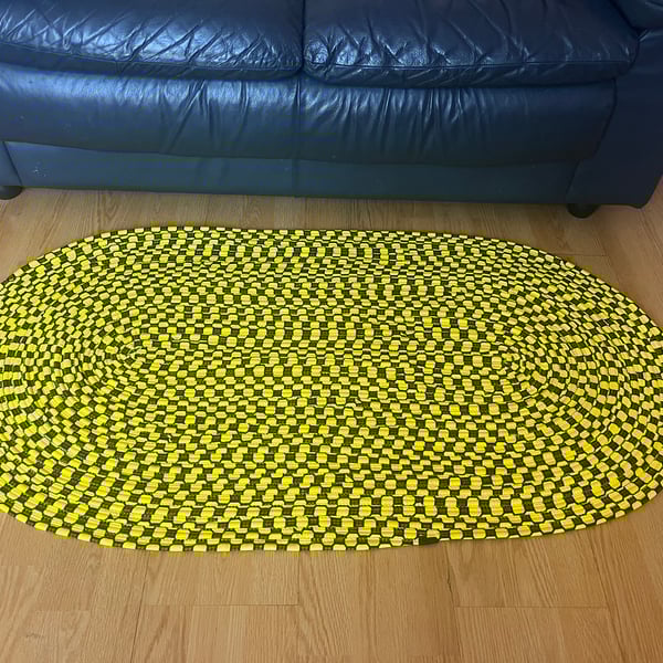 Handmade Jelly Roll Rug