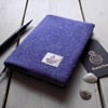A6 Harris Tweed covered 2020 diary in lavender purple