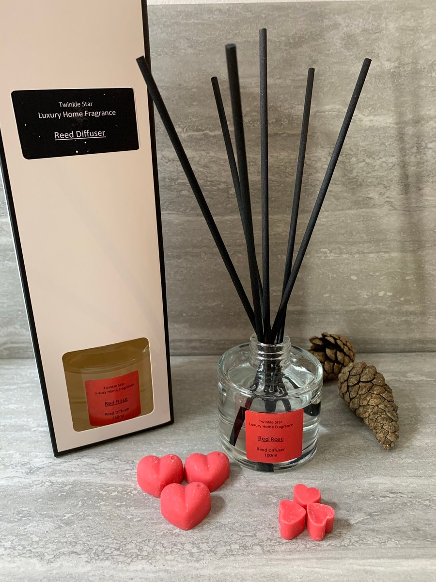Reed Diffuser - Red Rose 