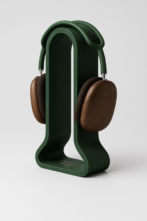 Headphone Stand with Catchall Tray Desk Organizer for Headphones, Cables, USBs &