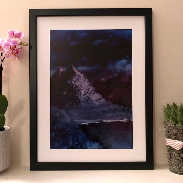 Inbound Storm Fine Art Print – Dramatic Weather Giclée Landscape