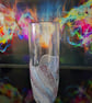 Unique Handmade Blown Glass Stormy Sky Textures Vase - Image 4