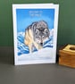 Return of the Wolf Art Card: Blank or Personalised A6-Size Greetings Card - Image 5