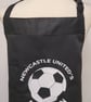 Newcastle no.1 fan - option to personalise. Medium adult apron with pocket .Made - Image 3