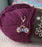Rainbow Bicycle Stitch marker - Image 1