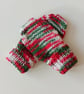 KNITTING PATTERN PDF Christmas Colours Mittens - Image 3