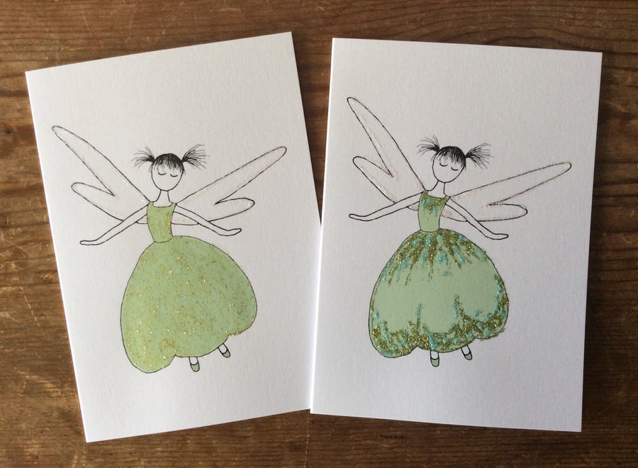 Fairy greetings card. Blank. 