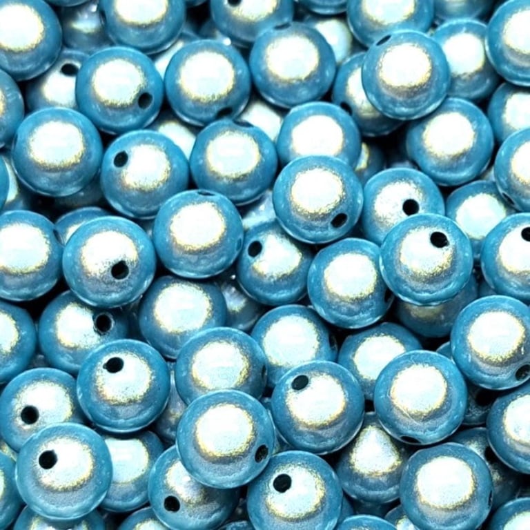 4-12 mm Turquoise Illusion Miracle Acrylic beads for DIY Handcraft or Jewellery 