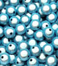 4-12 mm Turquoise Illusion Miracle Acrylic beads for DIY Handcraft or Jewellery 