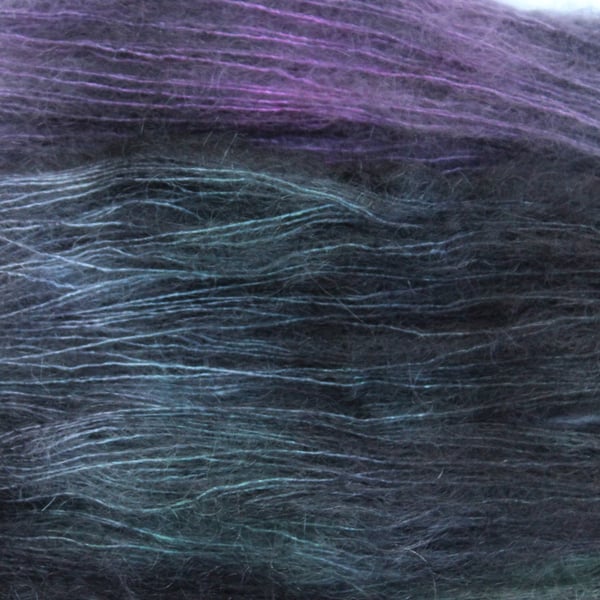 Witching Hour Hand Dyed Mohair