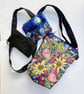 Flower cross body shoulder bag with long strap.  - Image 3