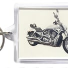 Harley Davidson VRSC VROD - Keyring with 50x35mm Insert 