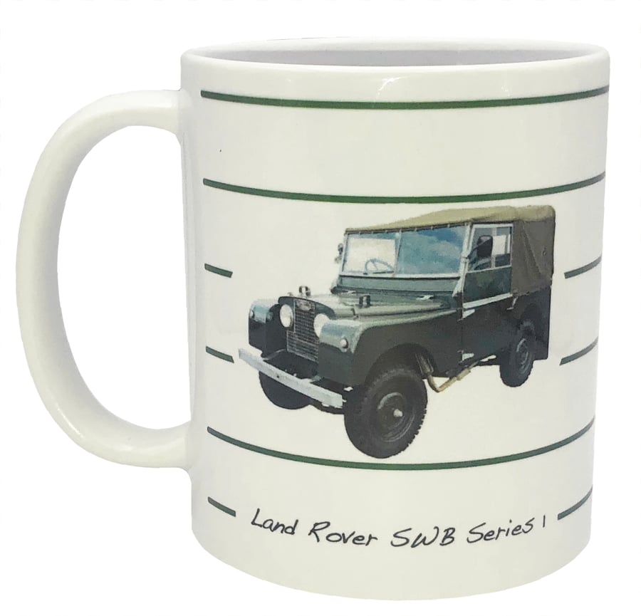 Land Rover SWB Series 1 1951 - 11oz Ceramic Mug - Two Styles