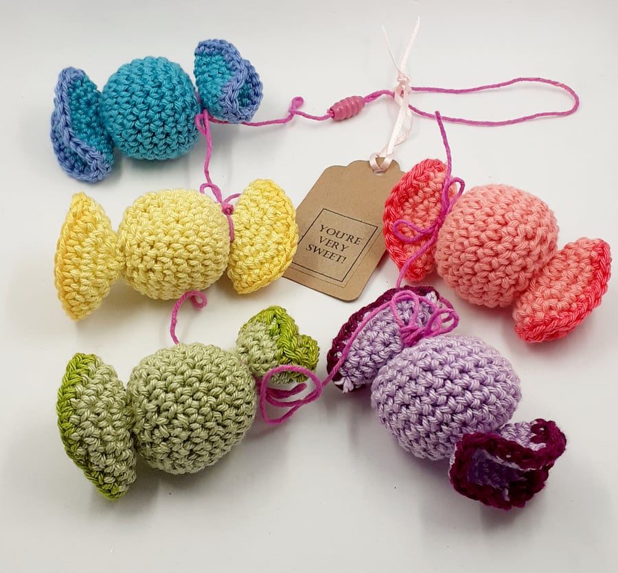 Crochet Sweets Hanger