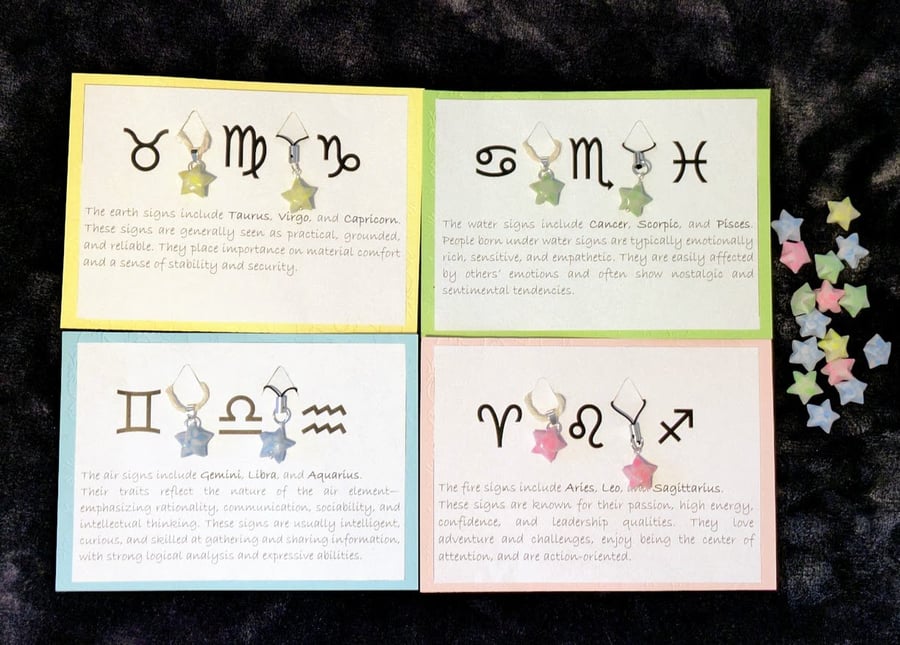 Star Signs Amulet Set (Pendant & Keychain)