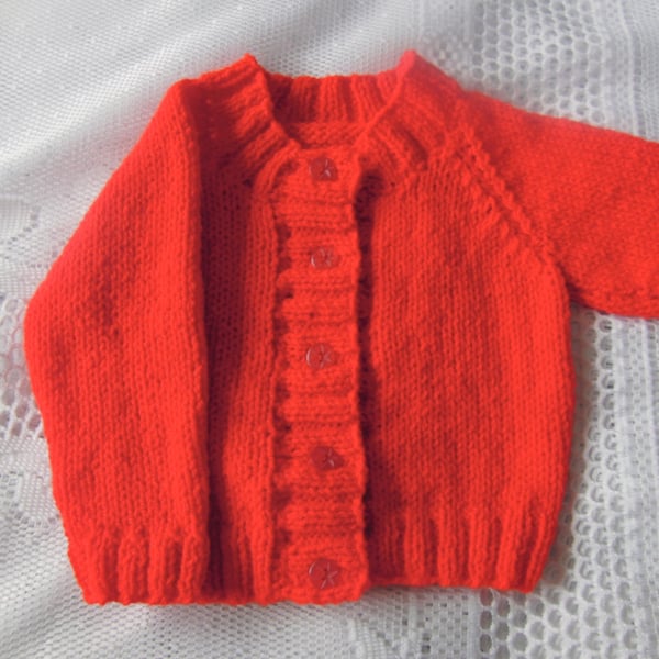 Classic Knitted Aran Weight Cardigan for a Boy or Girl, Gift Ideas for Children