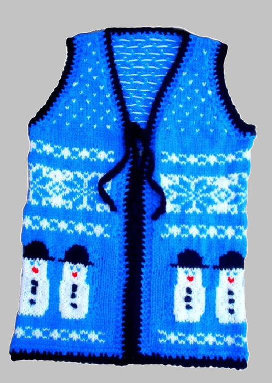 KNITTING PATTERN PDF Festive Vest