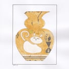 The Cat Worship Vase