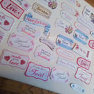 Sentiment toppers for card making. Ref 412