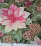 Pink Poinsettia's Adult Christmas Apron - Image 5