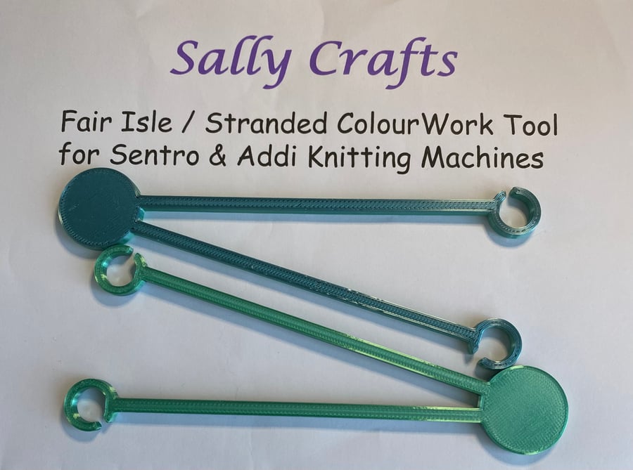 Stranded Colorwork Knitting Technique Tool for Sentro & Addi knitting machines