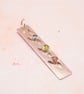 Floral Silver Gemstone Pendant with Tourmaline Peridot and Apatite - Image 3