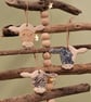 Ceramic cow hanging decoration - Image 1