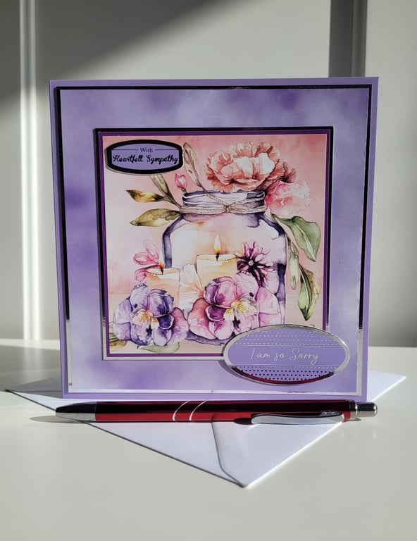 Sympathy Card - Heartfelt Condolence Card, Loss of Loved One, Bereavement Card