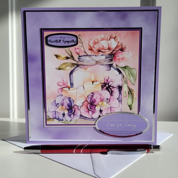 Sympathy Card - Heartfelt Condolence Card, Loss of Loved One, Bereavement Card
