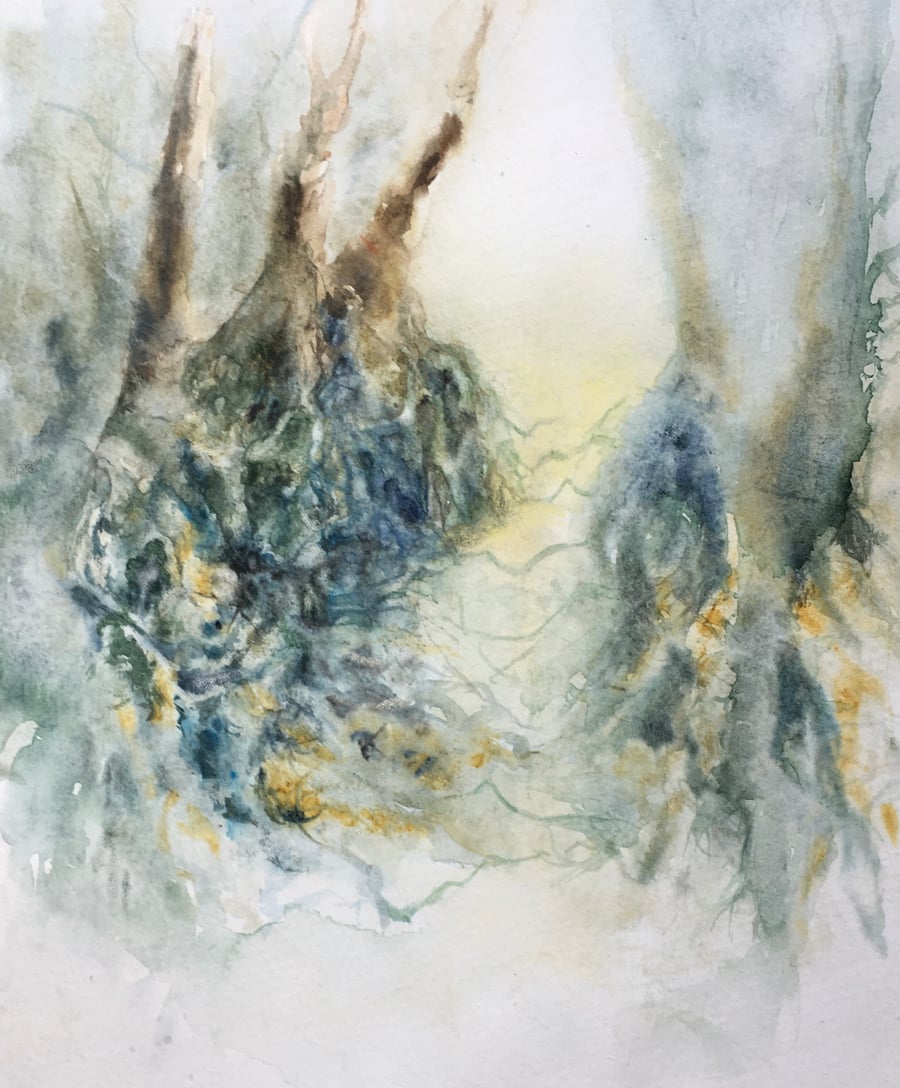 Original  Watercolour - Fairytale Woodland
