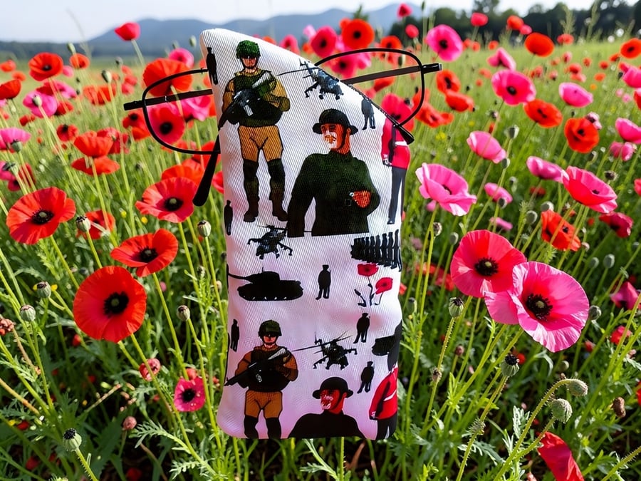 Army Soldier Glasses Case 