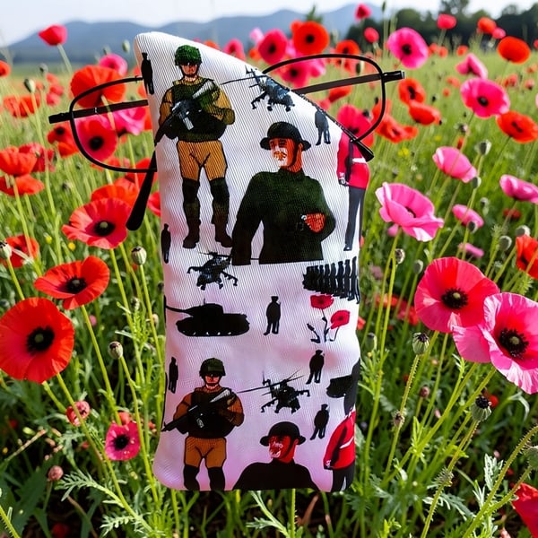 Army Soldier Glasses Case 
