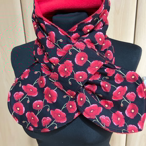Poppy wrap scarf neck wrap