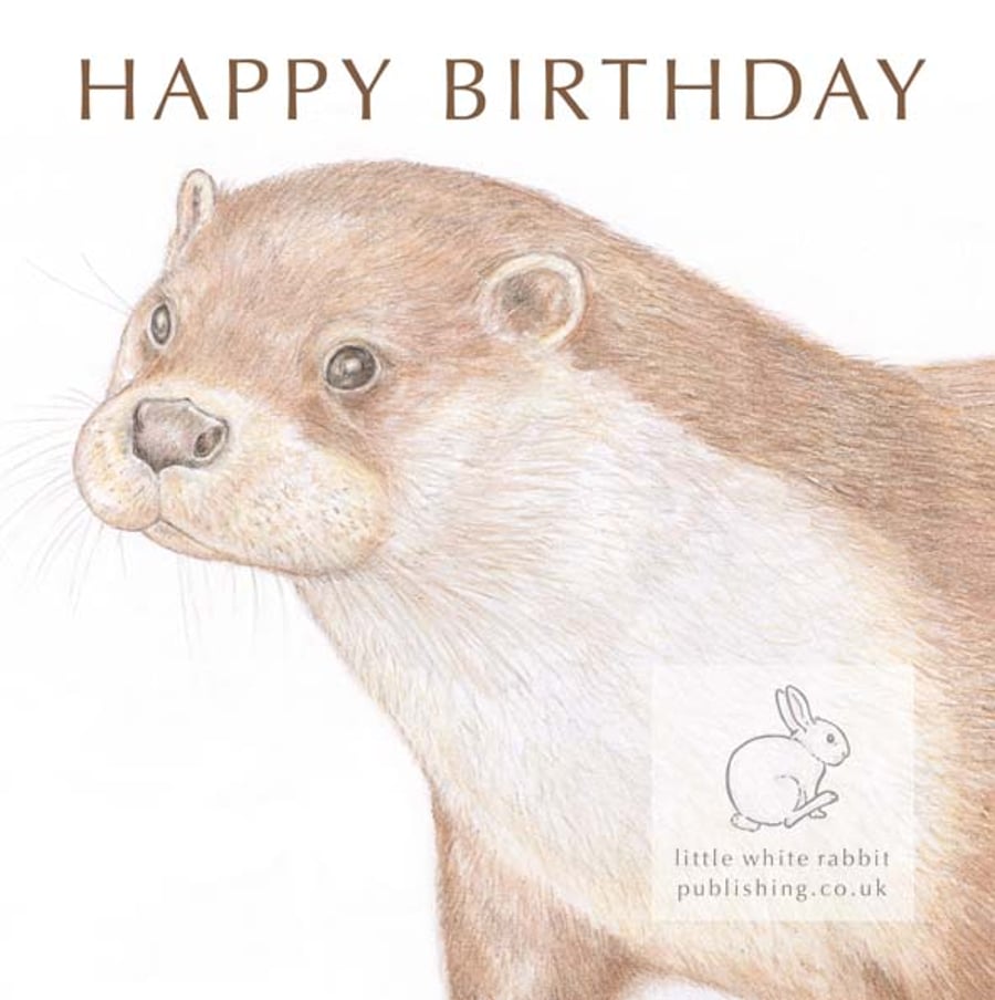 Otter -  Birthday Card