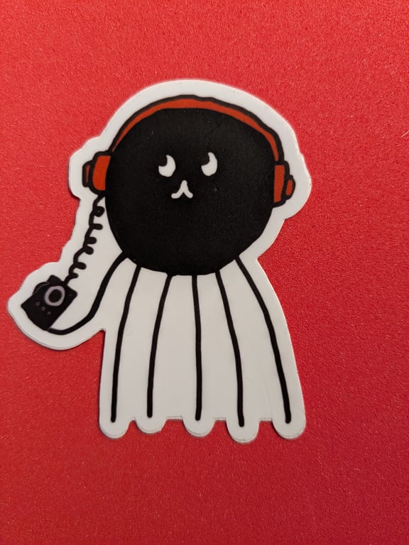 Spender spider sticker -die cut, vinyl
