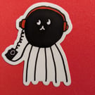Spender spider sticker -die cut, vinyl