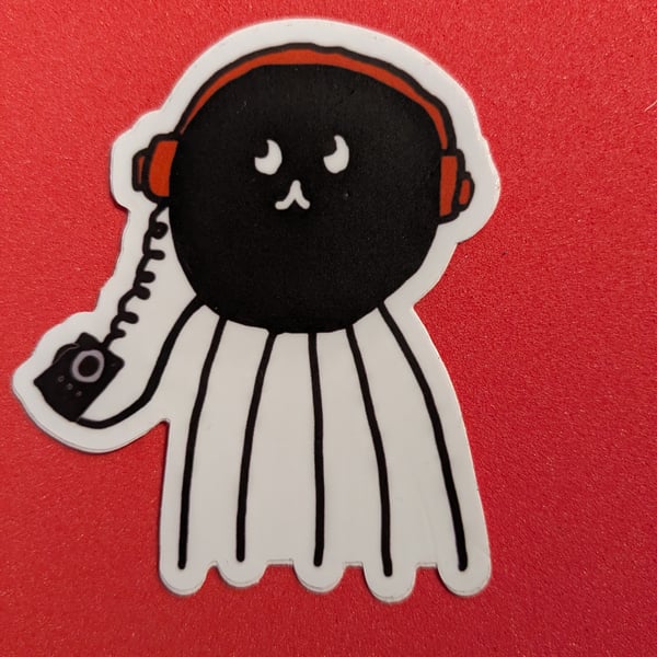 Spender spider sticker -die cut, vinyl