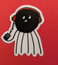 Spencer spider sticker -die cut, vinyl - Image 1