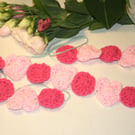 Pretty Heart and Circle Crochet Garland