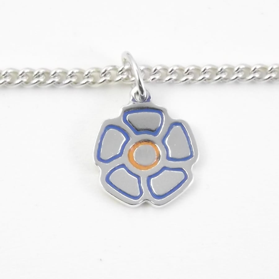 Flower Bracelet, Handmade from Sterling Silver
