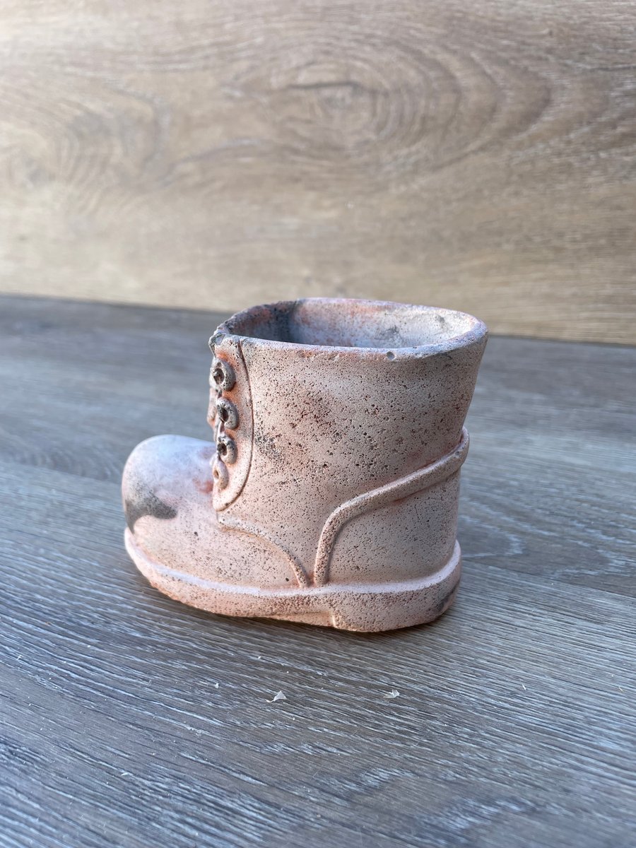 Old Boot in cement