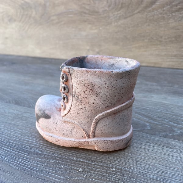 Old Boot in cement