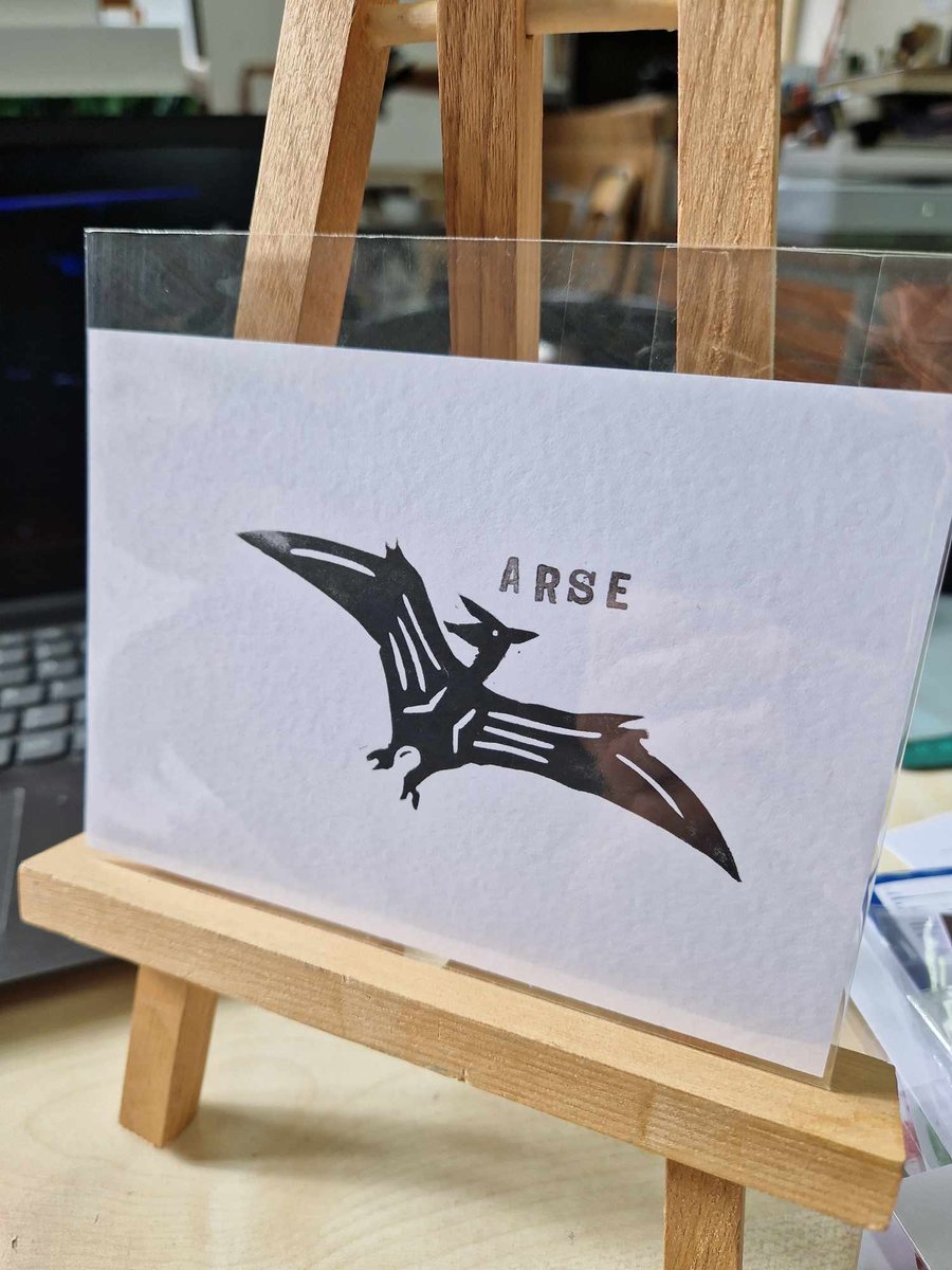 Exhibition postcard. Hand printed. Number 51.