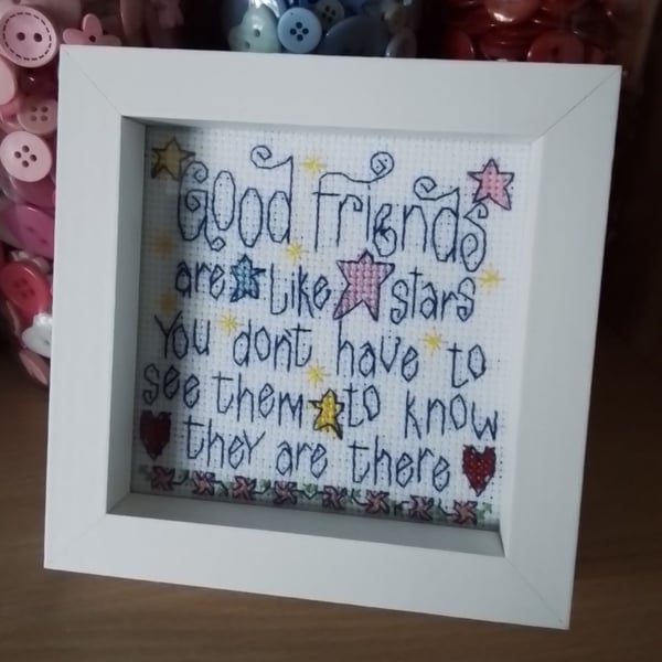 Good Friends are Like Stars,  Friend Picture, Friend Quote, Friendship 