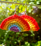 Rainbow dangle earrings, Rainbow jewellery, Rainbow birthday gift, Rainbow theme - Image 7