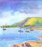 Mumbles, Swansea Bay, Original Watercolour in 14 x 11 '' Mount - Image 2