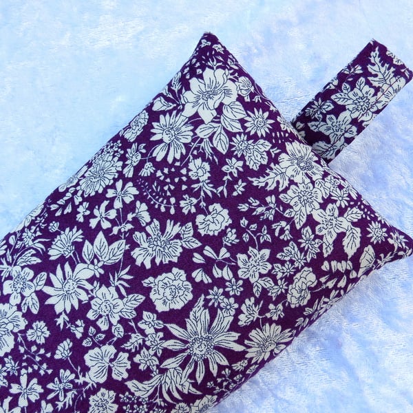 Keyboard wrist support, wrist rest, made from cotton, floral