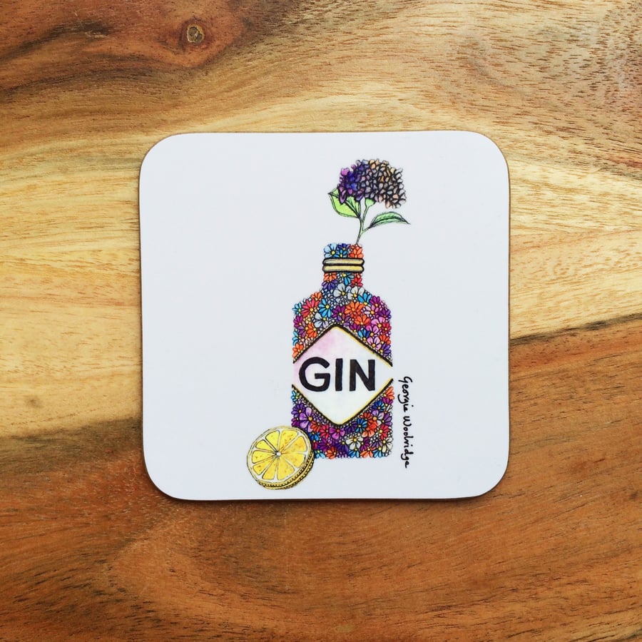 'Gin' Coaster