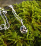  Recycled Silver and Gold Pebble Necklace  - Image 6